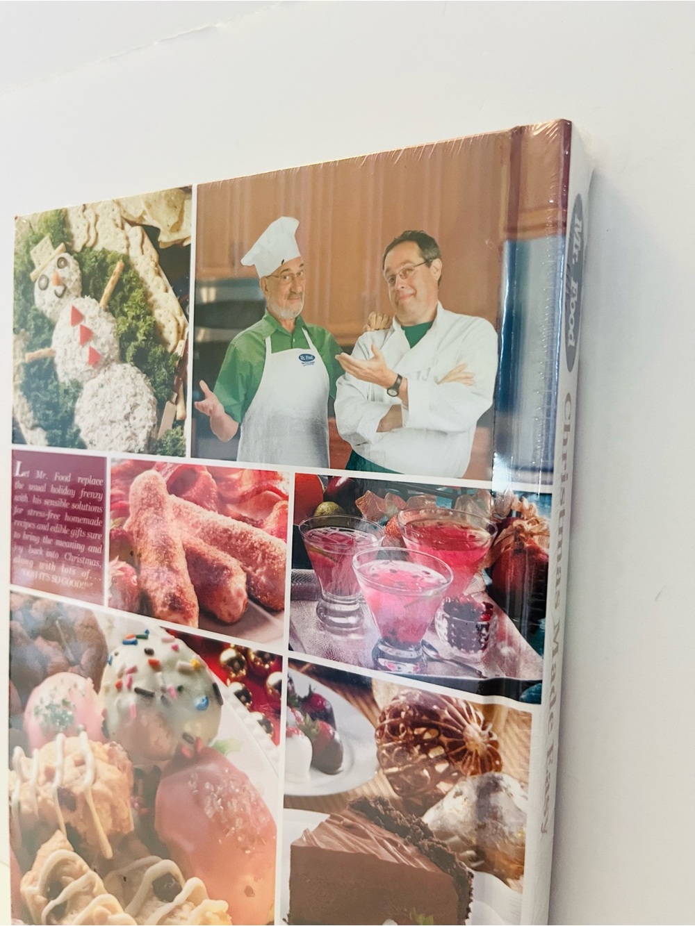 Mr. Food Art Ginsburg Christmas Made Easy Hardcover Cookbook Factory Sealed - Picture 9 of 11